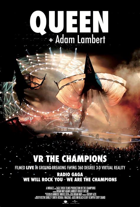 EW: Queen + Adam Lambert Film "VR The Champions" Will Debut At NYC ...