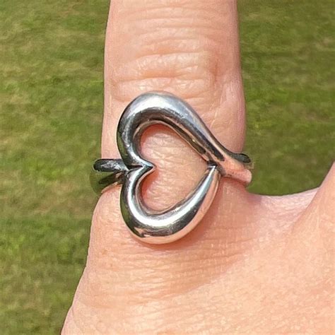 Vintage Estate Retired James Avery Abounding Heart 925 Sterling Silver ...