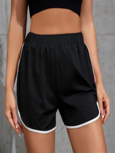 Buy URBANIC Women Black Sports Shorts - Shorts for Women 18875968 | Myntra