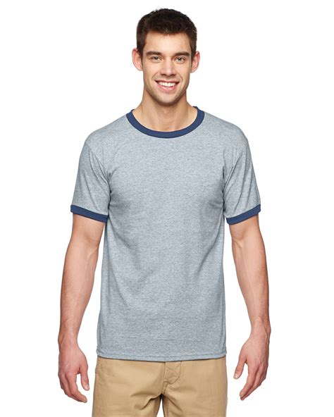 Shop Gildan G860 Men's Ringer T-Shirt