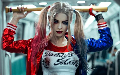 Harley Quinn Cosplay - 4K Ultra HD Wallpaper