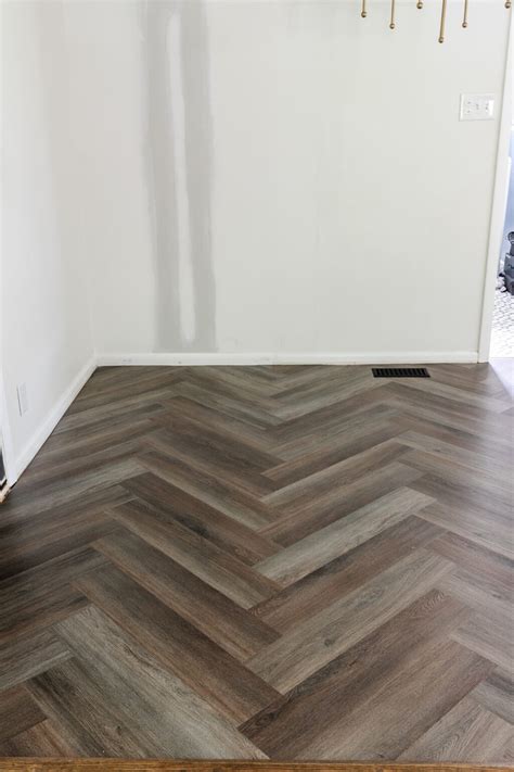 How to Install a Herringbone LVP Floating Floor Over Tile | Top Crew ...