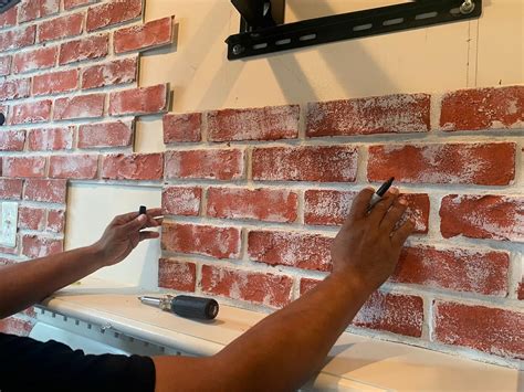 Amazon.com: Faux Brick Red Siding Panels, 3D Wall Panel Stonewall, Thin ...