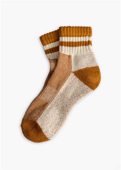 OUTDOOR COLLECTION Tennis Mustard Socks - (39-45) | Womens wool socks ...