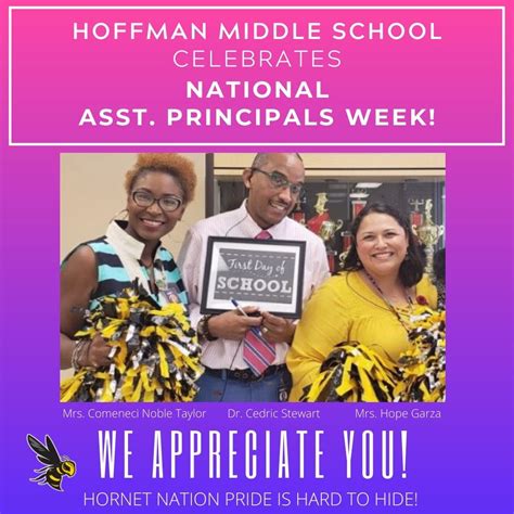 National Asst. Principals Week! – Hoffman Middle School