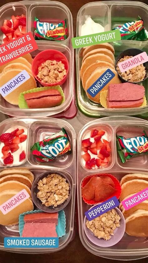 50 easy school lunch ideas for kindergarten and beyond – Artofit