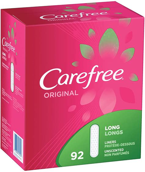 Carefree Original Thin Panty Liners, Comfortable Daily Feminine Care ...