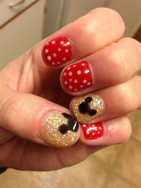 How To Do Mickey Mouse Nail Art - Design Talk
