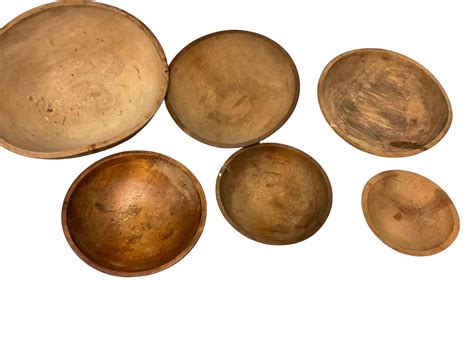 Lot - Vintage Wooden Bowls