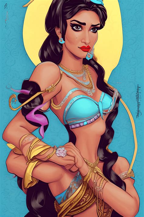 3d Disney Princess Jasmine Hot
