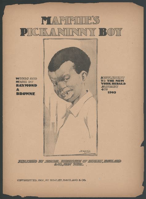 "Mammie's Pickaninny Boy" | National Museum of American History