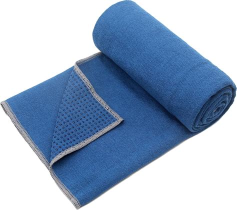 Eunzel Yoga Towel,Hot Yoga Mat Towel with Grip Dots Sweat Absorbent Non ...