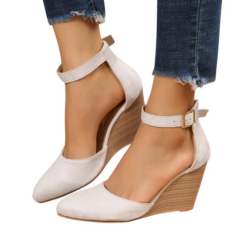 Oyedens Dress Shoes for Women Ladies Summer Fall Pointed Toe High Heels ...