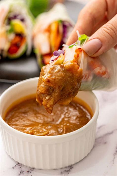 Peanut Dipping Sauce For Fresh Spring Rolls at Brandon Mercer blog