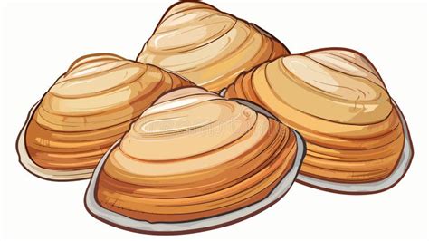 Colorful Cartoon Clams Illustration for Design Projects Stock Vector ...