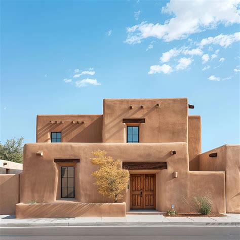 Modern Pueblo-Style Home: Southwestern Charm with Contemporary Elegance ...