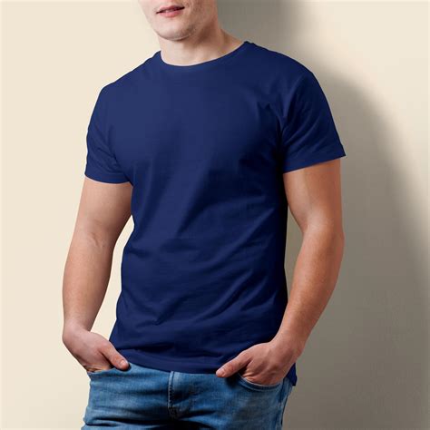 Navy Blue T Shirt Template Back Navy Blue T Shirt Images, Stock Photos ...