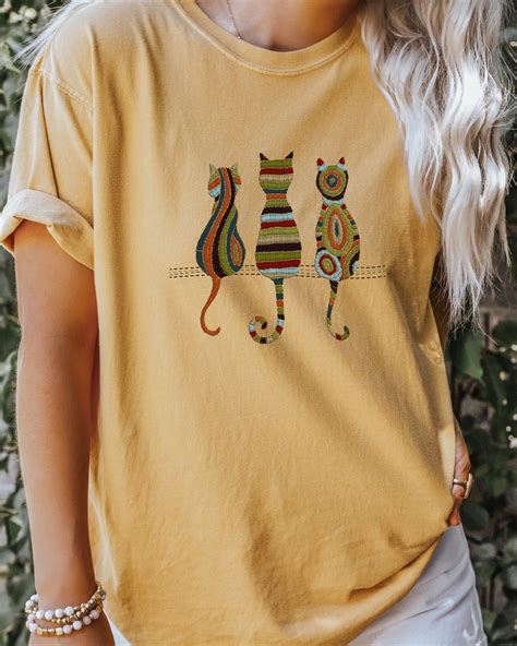Comfort Colors® Cats Shirt, Cat Lover Shirt, Funny Cat Shirt, Tree Cats ...