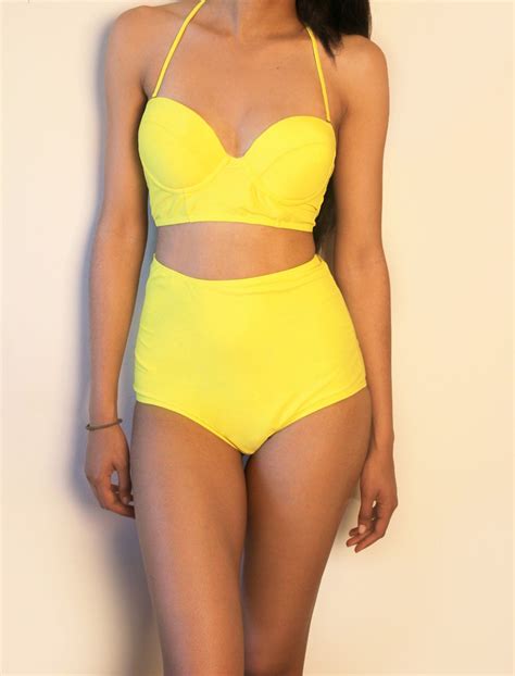 Vintage High waist swimsuit | Swimsuits high waisted, Swimsuits ...