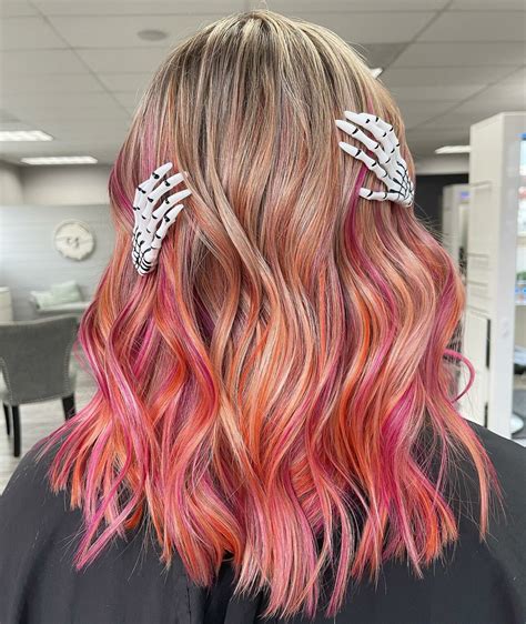 33+ Eye-Catching Pink And Orange Hair Ideas