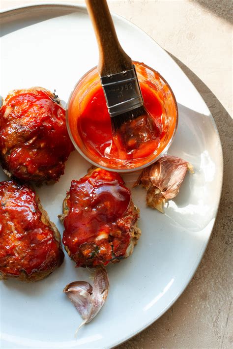 Mini Turkey Meatloaf w/ Ketchup Glaze – Home Cook's Notes
