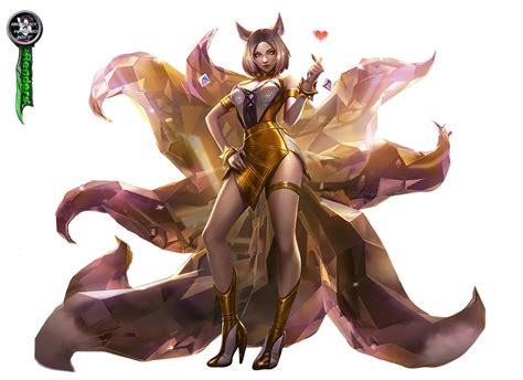 League of Legends KDA Ahri Prestige Edition Render by ...