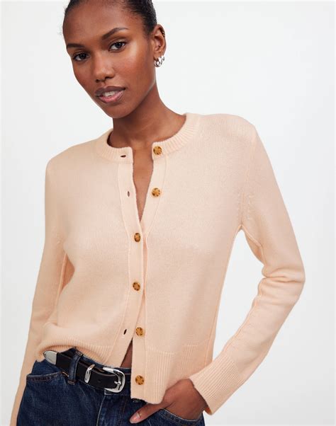 Cashmere Button-Front Cardigan Sweater | Madewell