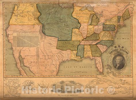 Map Of United States Plains 1800s Western Economic Expansion: