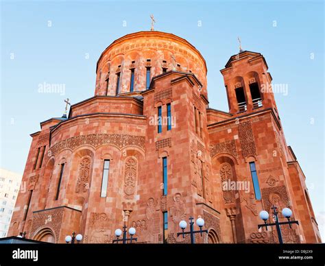 cathedral of the Armenian Apostolic Church in Moscow Stock Photo - Alamy