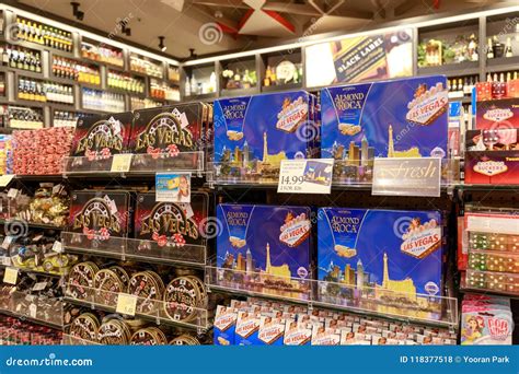 Las Vegas Souvenirs on Display at Gift Shop Editorial Stock Photo ...