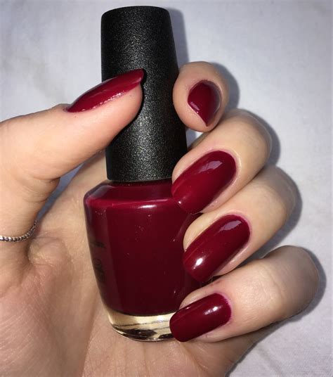 OPI Malaga Wine | Wine nails, Cranberry nails, Nail polish