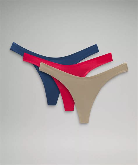 Wundermost Ultra-Soft Nulu Dipped-Waist Thong Underwear *3 Pack | Women ...