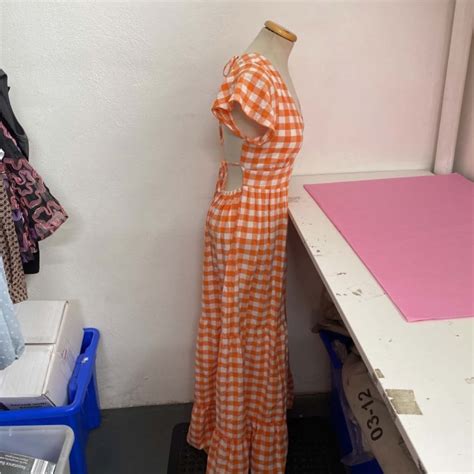 Ghanda orange and white dress(s)