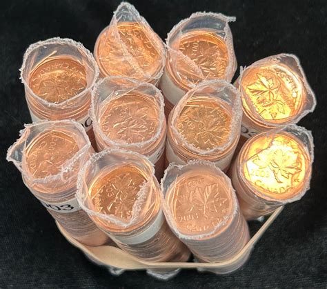 Canada original 1 cent roll lot
