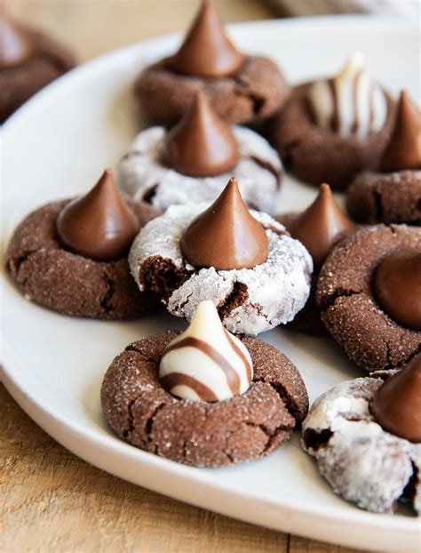 Chocolate Blossom Cookies - Best Christmas Desserts