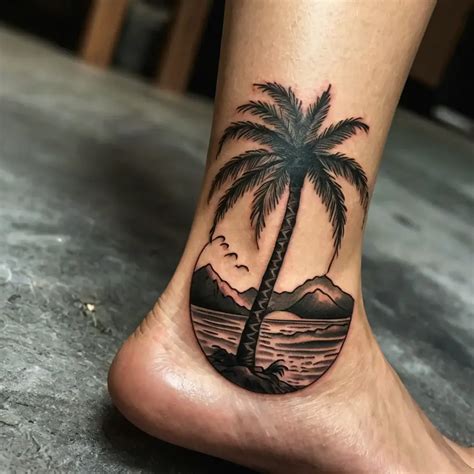 Exploring Tropical Style: The Charm and Meaning Behind Palm Tree Tattoos