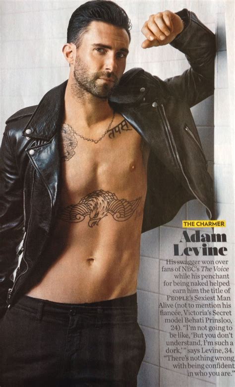 Adam Levine Sexiest Man Alive Photoshoot