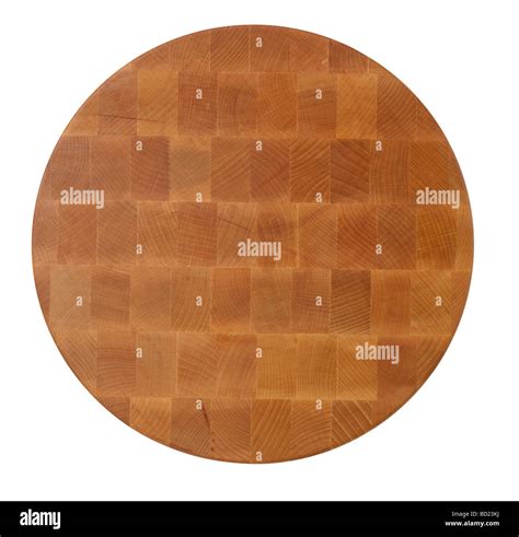 round wood cutting board Stock Photo - Alamy