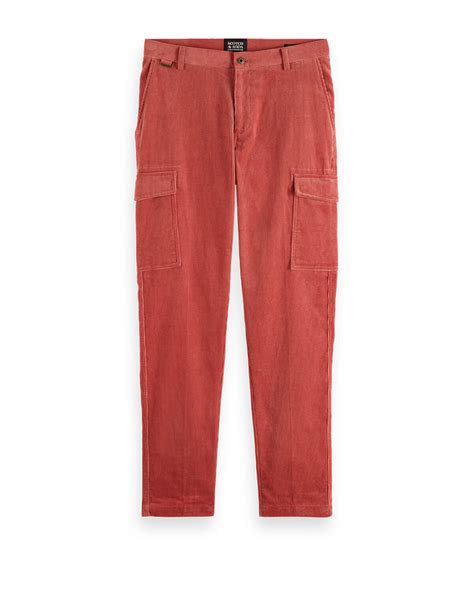 Scotch & Soda - Stuart- Corduroy cargo pant