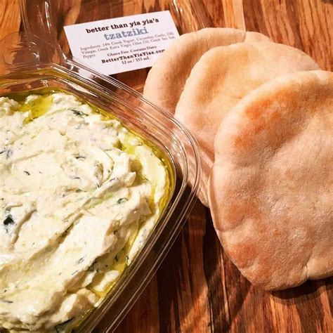 Better than Yia Yia's Tzatziki with Mini Pita Bread - Foodie Flair