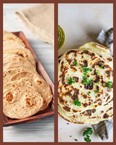 Roti vs Naan: The difference between these breads