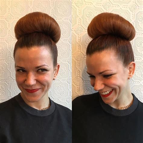Large Vintage Style Donut Bun - The Latest Hairstyles for Men and Women ...
