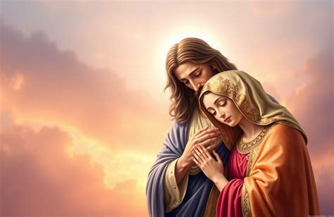 🔥 Free Download Jesus Christ Mother Mary Wallpaper by @teresas41 ...