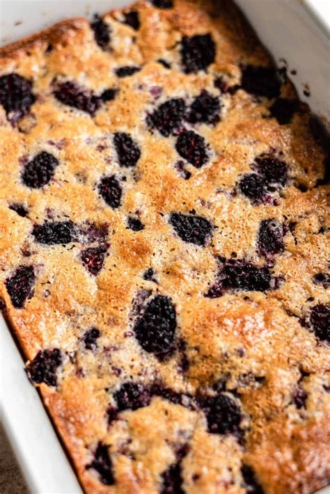 This recipe takes the super easy, lazy southern blackberry cobbler and ...