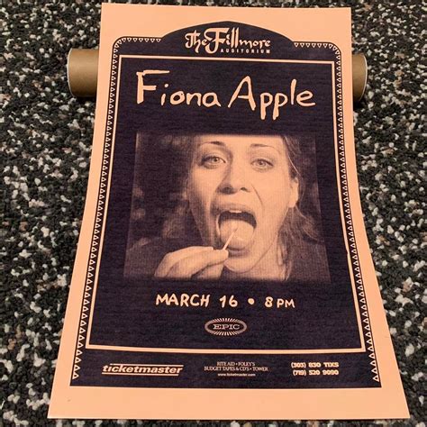 Fiona Apple Tour Poster | ffound