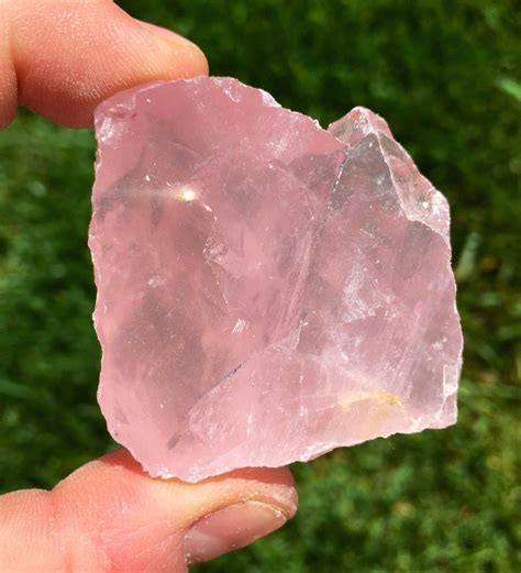 Home Décor Rocks & Geodes Rose Quartz Healing Crystal Rose Quartz Stone ...