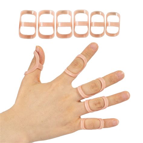Amazon.com: GHORTHOUD 6 Pcs Finger Splints - Finger Splint Kit for ...