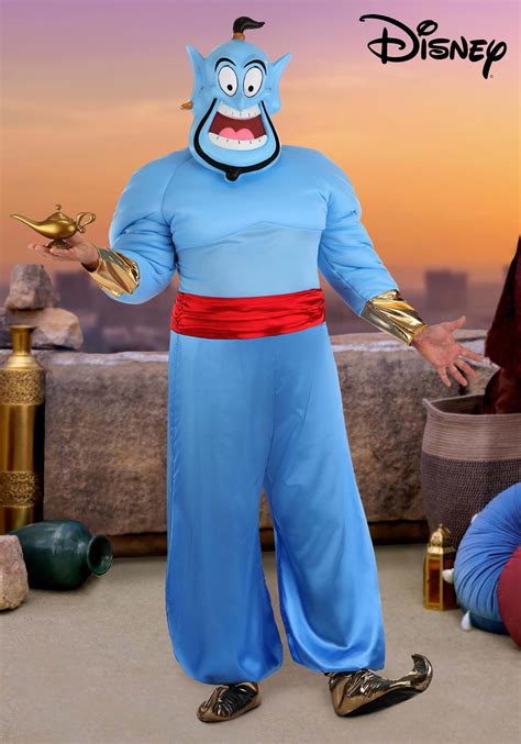 Men's Plus Size Disney Aladdin Genie Costume | Disney Costumes