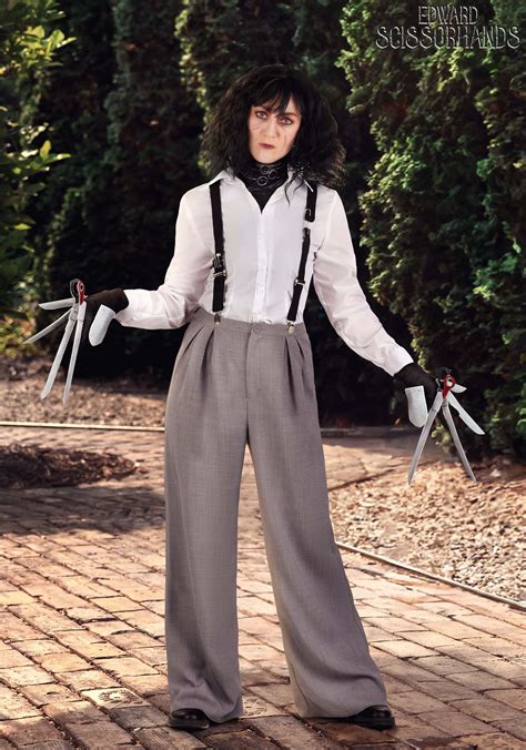 Women's Edward Scissorhands White Shirt Costume | Movie Costumes