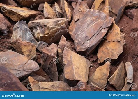 Detailed View of Unearthed Ancient Pottery Shards Stock Photo - Image ...